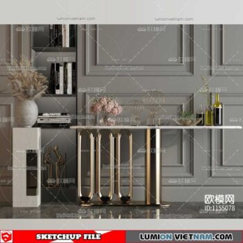 Sideboard - Sketchup Models By lumionvietnam