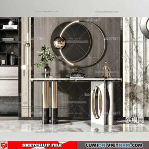 Sideboard - Sketchup Models By lumionvietnam
