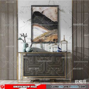 Sideboard - Sketchup Models By lumionvietnam