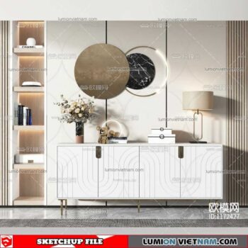 Sideboard - Sketchup Models By lumionvietnam