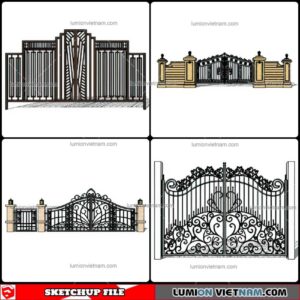 Gate - Sketchup Models By Cuong Covua