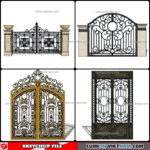 Gate - Sketchup Models By Cuong Covua