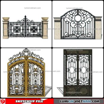 Gate - Sketchup Models By Cuong Covua