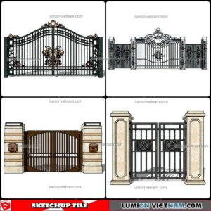 Gate - Sketchup Models By Cuong Covua