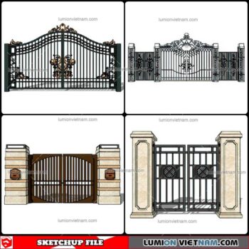 Gate - Sketchup Models By Cuong Covua