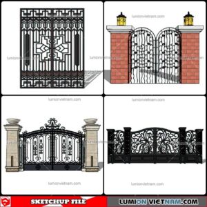 Gate - Sketchup Models By Cuong Covua