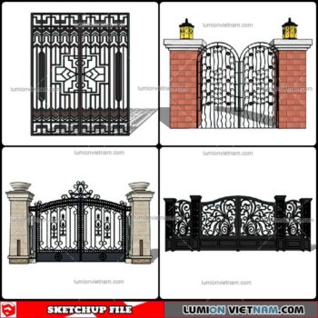 Gate - Sketchup Models By Cuong Covua