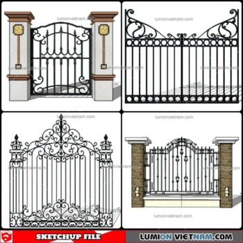 Gate - Sketchup Models By Cuong Covua