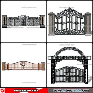 Gate - Sketchup Models By Cuong Covua