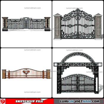 Gate - Sketchup Models By Cuong Covua