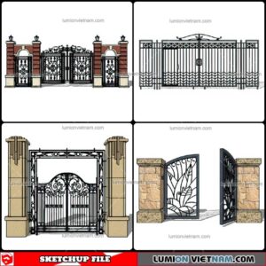 Gate - Sketchup Models By Cuong Covua