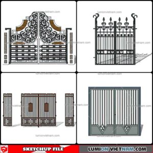 Gate - Sketchup Models By Cuong Covua
