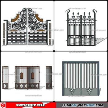 Gate - Sketchup Models By Cuong Covua