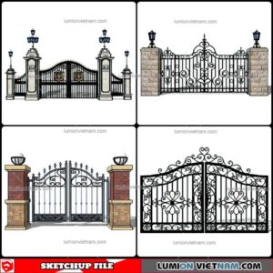 Gate - Sketchup Models By Cuong Covua
