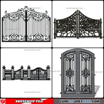 Gate - Sketchup Models By Cuong Covua