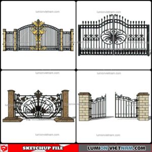 Gate - Sketchup Models By Cuong Covua