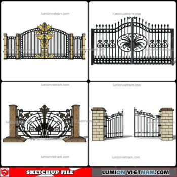 Gate - Sketchup Models By Cuong Covua