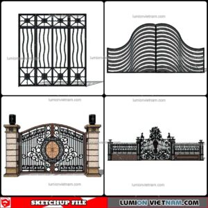 Gate - Sketchup Models By Cuong Covua