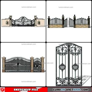 Gate - Sketchup Models By Cuong Covua