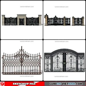 Gate - Sketchup Models By Cuong Covua