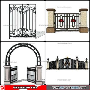 Gate - Sketchup Models By Cuong Covua