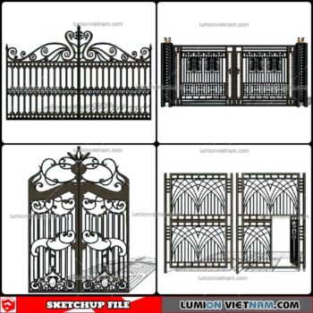 Gate - Sketchup Models By Cuong Covua