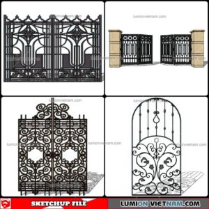 Gate - Sketchup Models By Cuong Covua