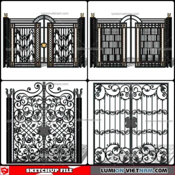 Gate - Sketchup Models By Cuong Covua