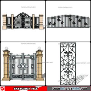 Gate - Sketchup Models By Cuong Covua