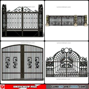 Gate - Sketchup Models By Cuong Covua