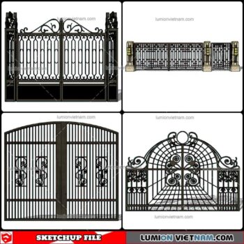 Gate - Sketchup Models By Cuong Covua