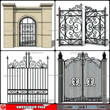 Gate - Sketchup Models By Cuong Covua