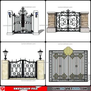 Gate - Sketchup Models By Cuong Covua