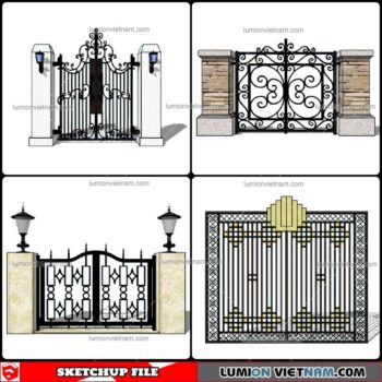 Gate - Sketchup Models By Cuong Covua