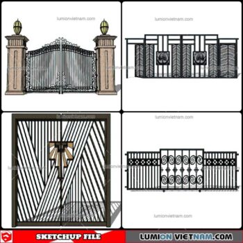 Gate - Sketchup Models By Cuong Covua