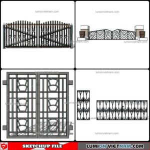 Gate - Sketchup Models By Cuong Covua