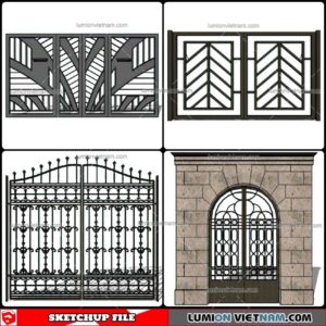 Gate - Sketchup Models By Cuong Covua