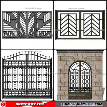 Gate - Sketchup Models By Cuong Covua