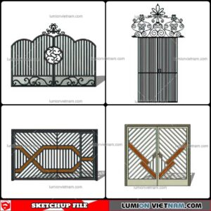 Gate - Sketchup Models By Cuong Covua