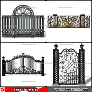 Gate - Sketchup Models By Cuong Covua