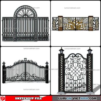 Gate - Sketchup Models By Cuong Covua