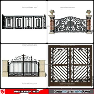 Gate - Sketchup Models By Cuong Covua