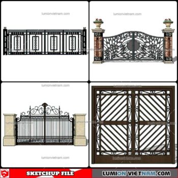 Gate - Sketchup Models By Cuong Covua