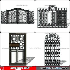 Gate - Sketchup Models By Cuong Covua