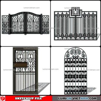 Gate - Sketchup Models By Cuong Covua