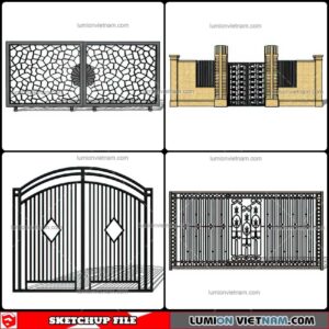 Gate - Sketchup Models By Cuong Covua
