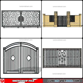 Gate - Sketchup Models By Cuong Covua