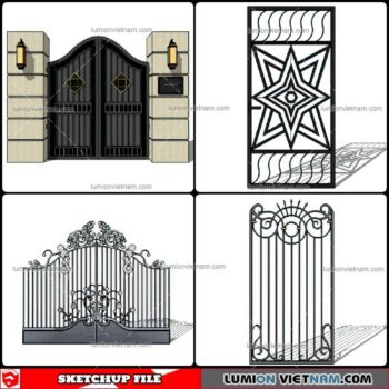 Gate - Sketchup Models By Cuong Covua
