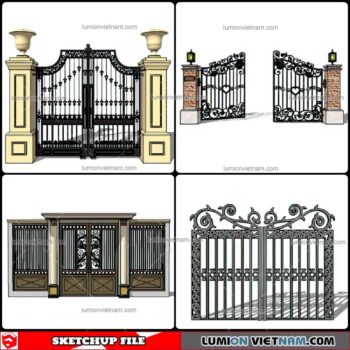 Gate - Sketchup Models By Cuong Covua