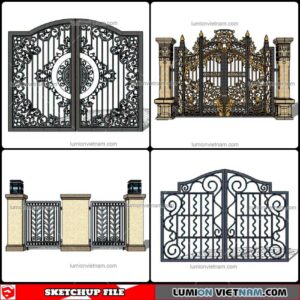 Gate - Sketchup Models By Cuong Covua